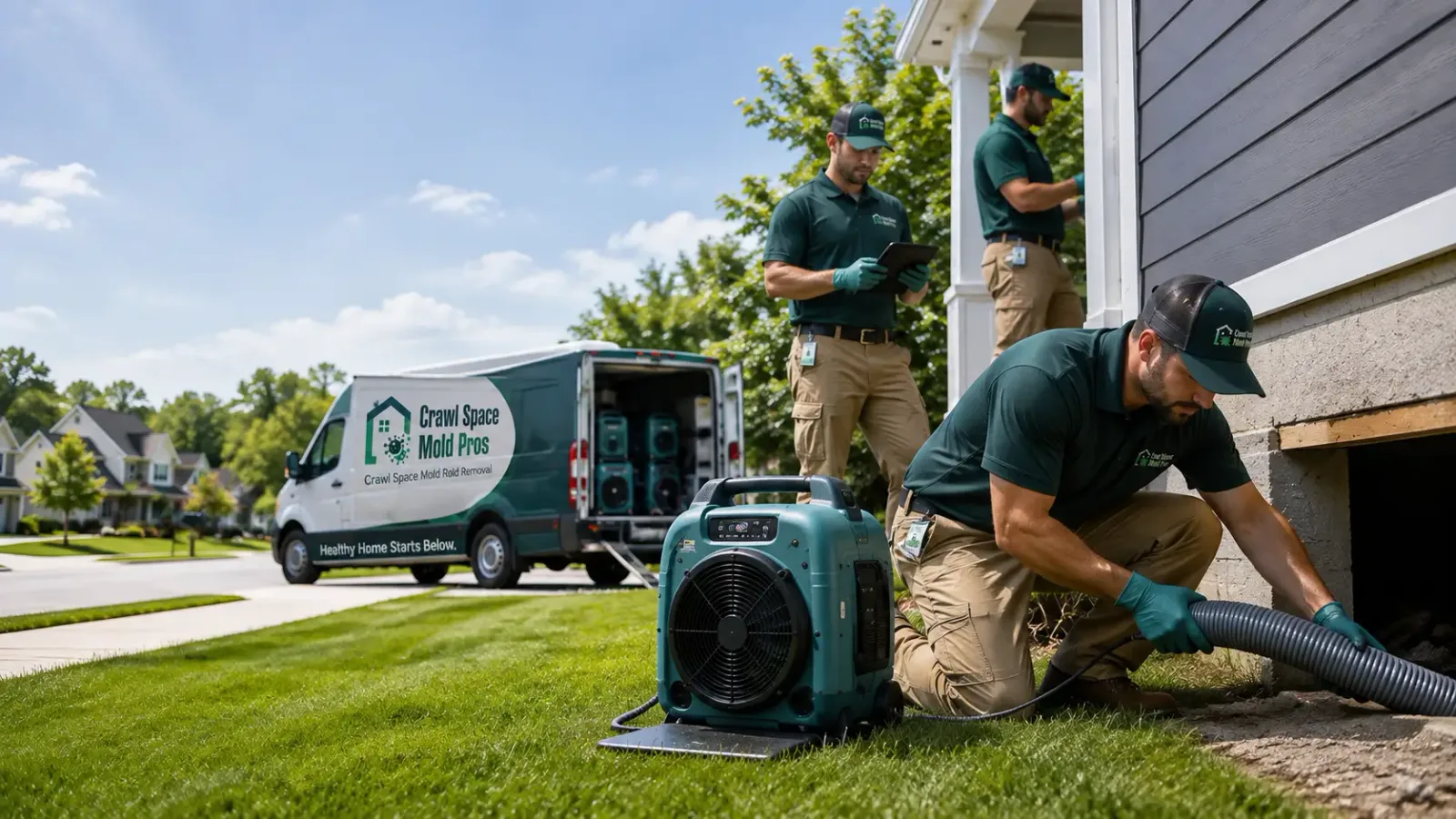 Crawl Space Mold Removal in Williamsburg, MI